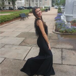Elegant Black Evening Gown